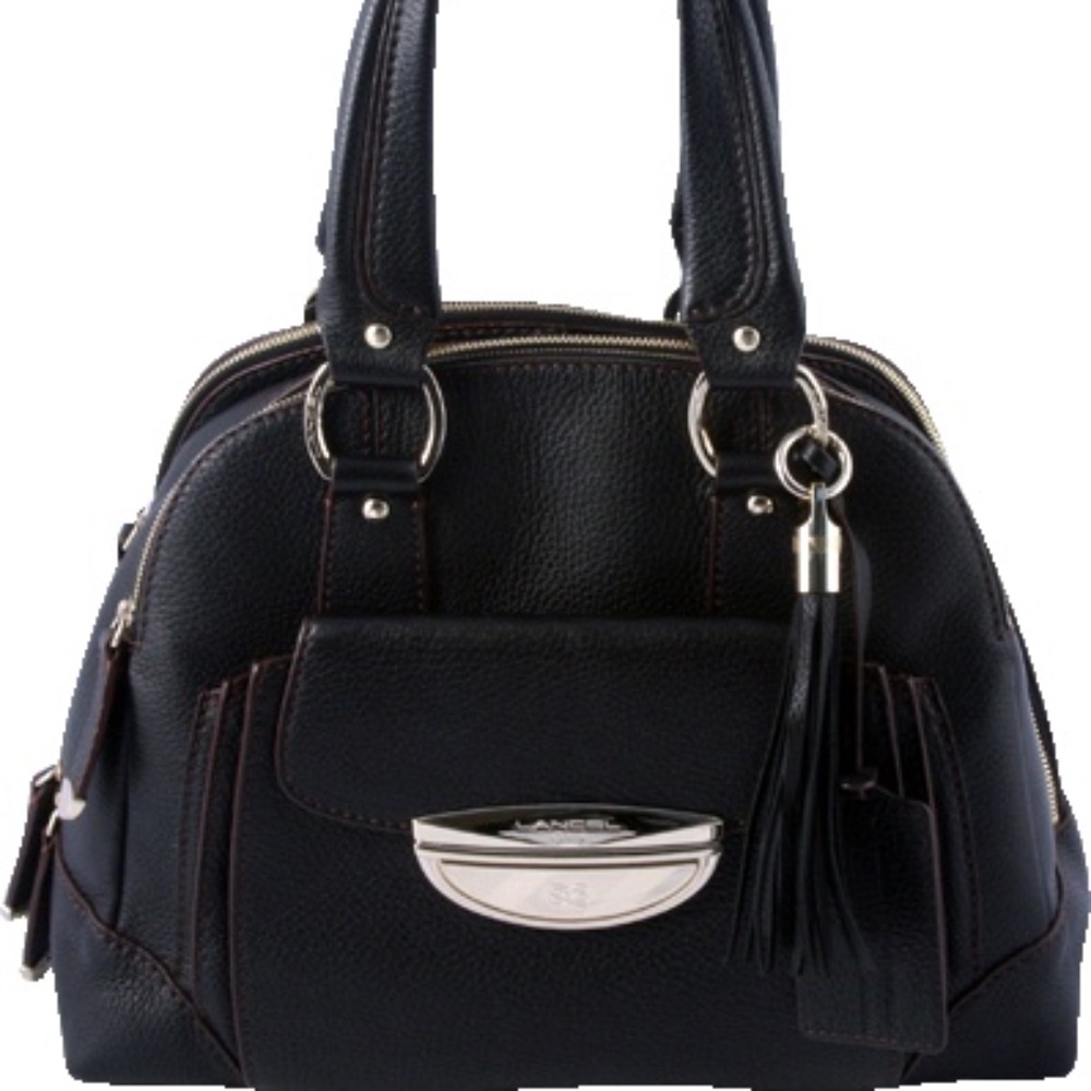 Lancel Adjani Sac — Black Cuir Noir, Vintage 2013